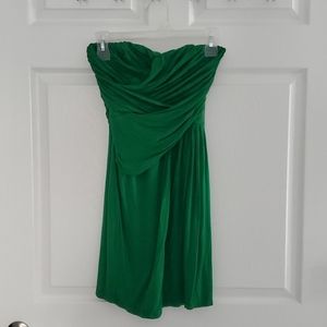Emerald Green Strapless Dress